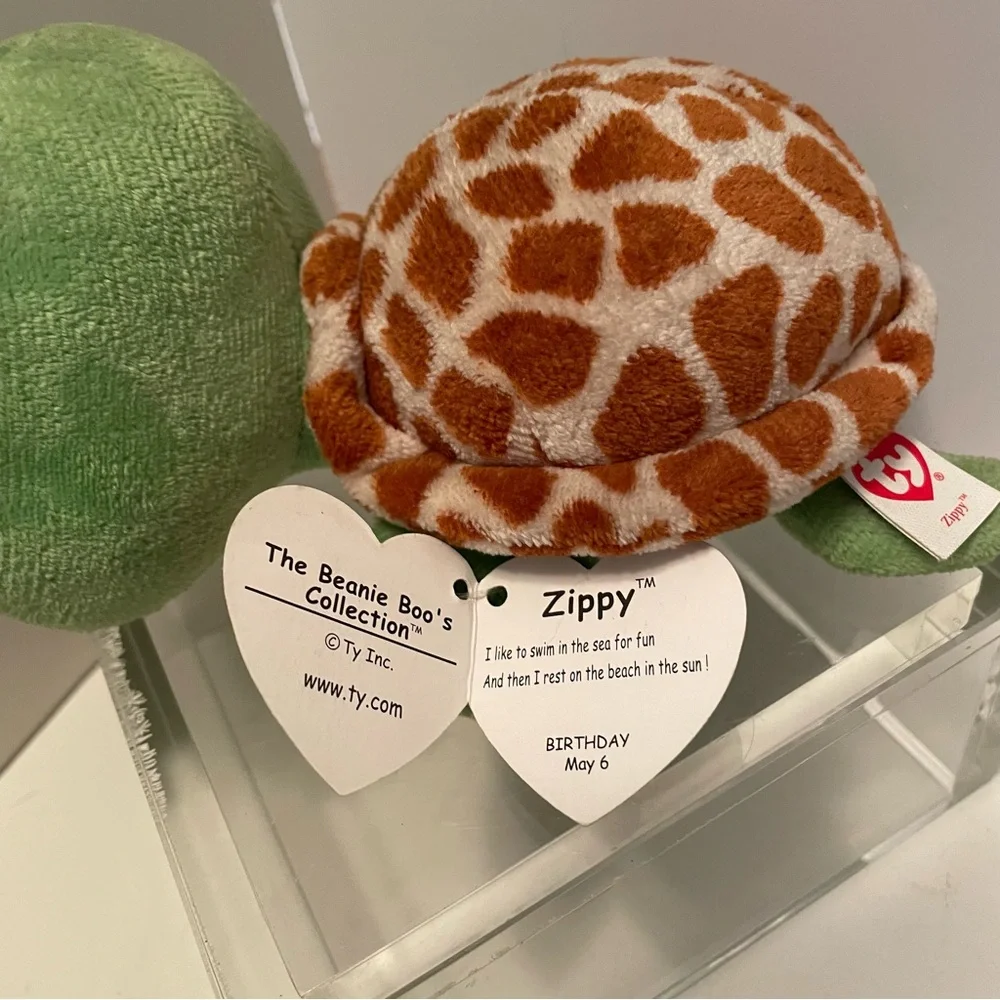 Ty Beanie Boos‎ Collection Zippy The Turtle WT